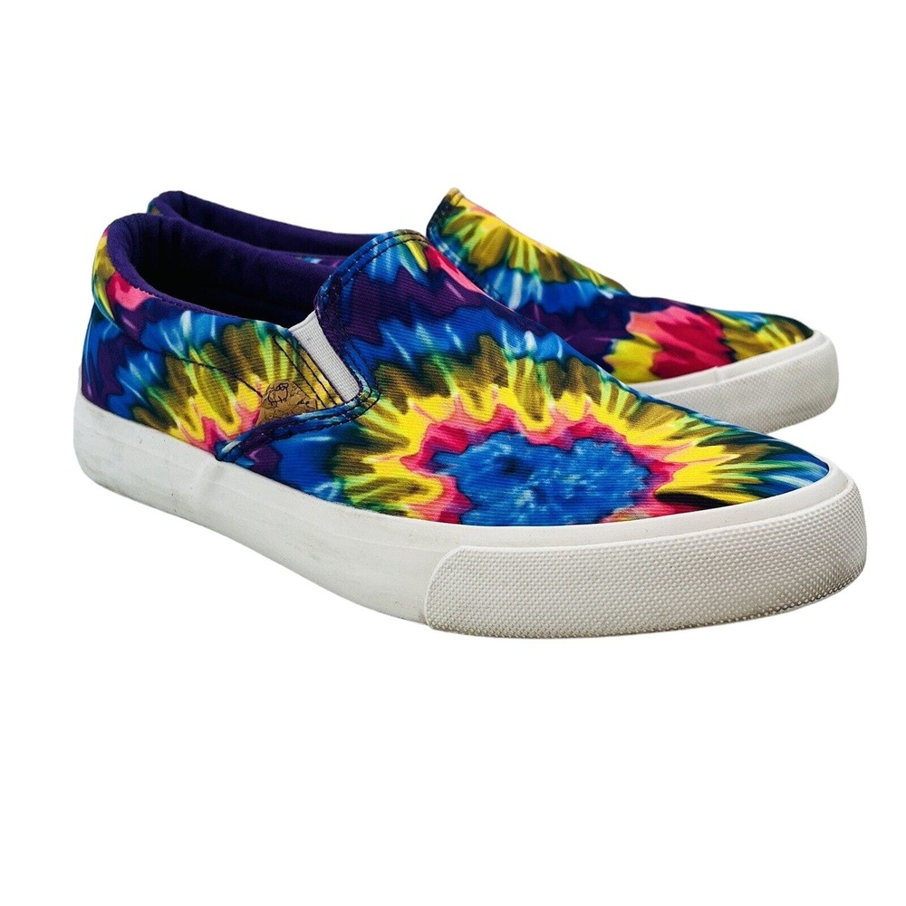 Lamo Multicolor Tie-Dye Slip-On Flats